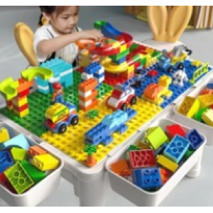 Building block table toys