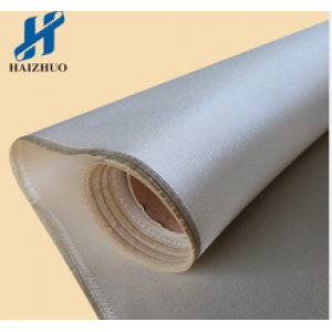 Vermiculite coated high silica cloth