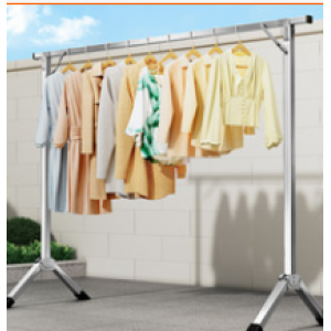 Iron clothes drying pole