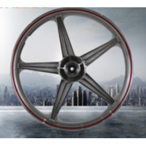 Motorcycle aluminum wheels